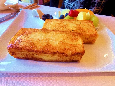 ホテルオークラのフレンチトースト